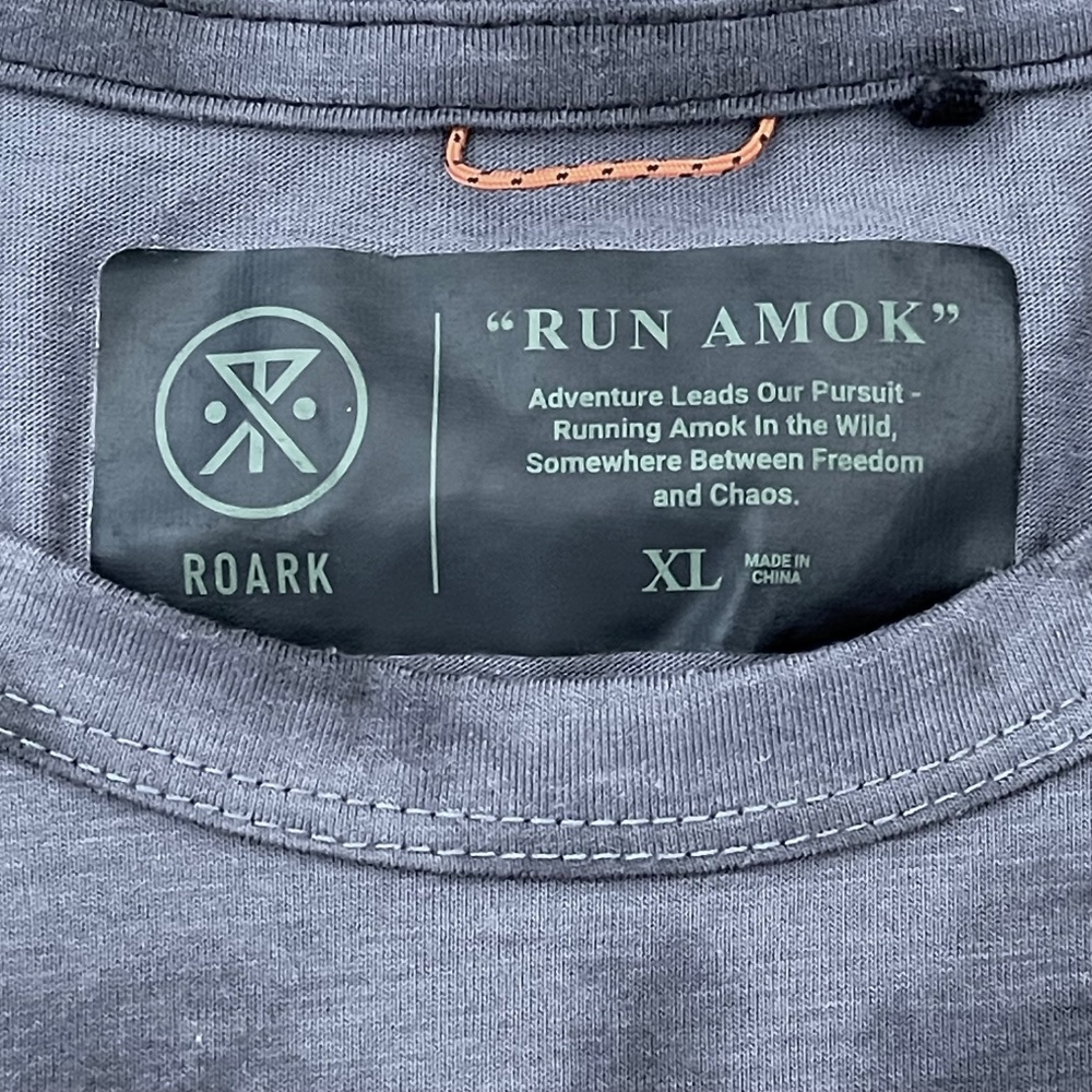 Roark Run Amok Tie Dye Pocket Tee - Picture 3 of 8